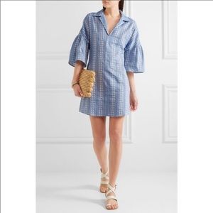 Splendid Embroidered Dolman Mini Dress